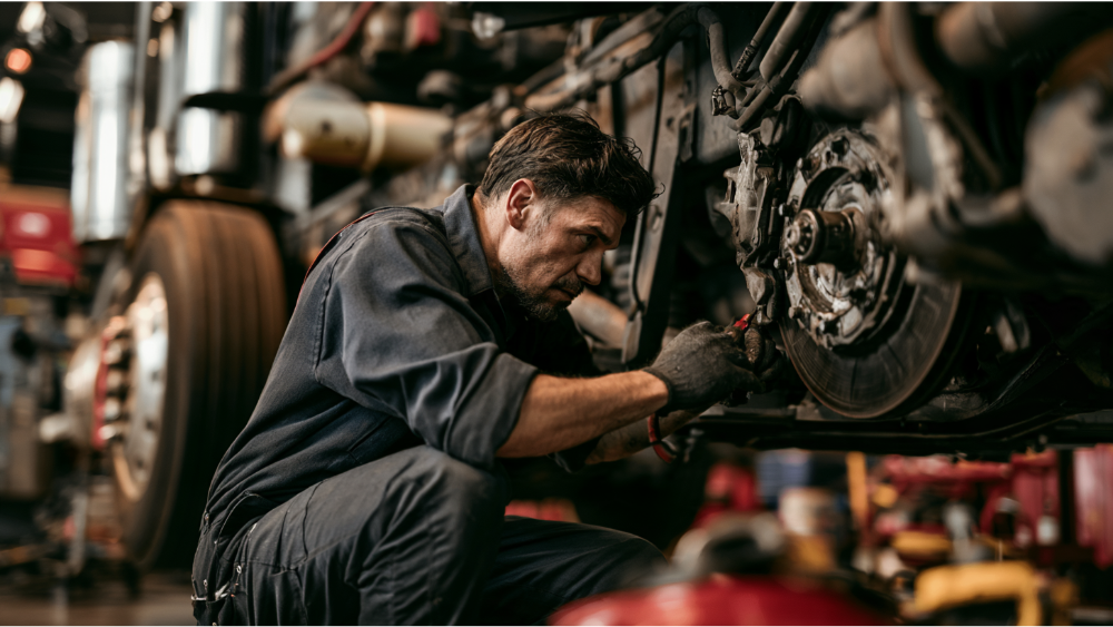 Before you start setting up a safe air brake inspection